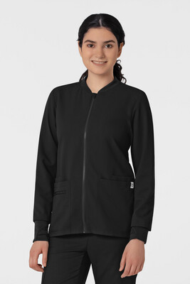 Felpa donna 8122 zip black NOVITA&#39; 2024