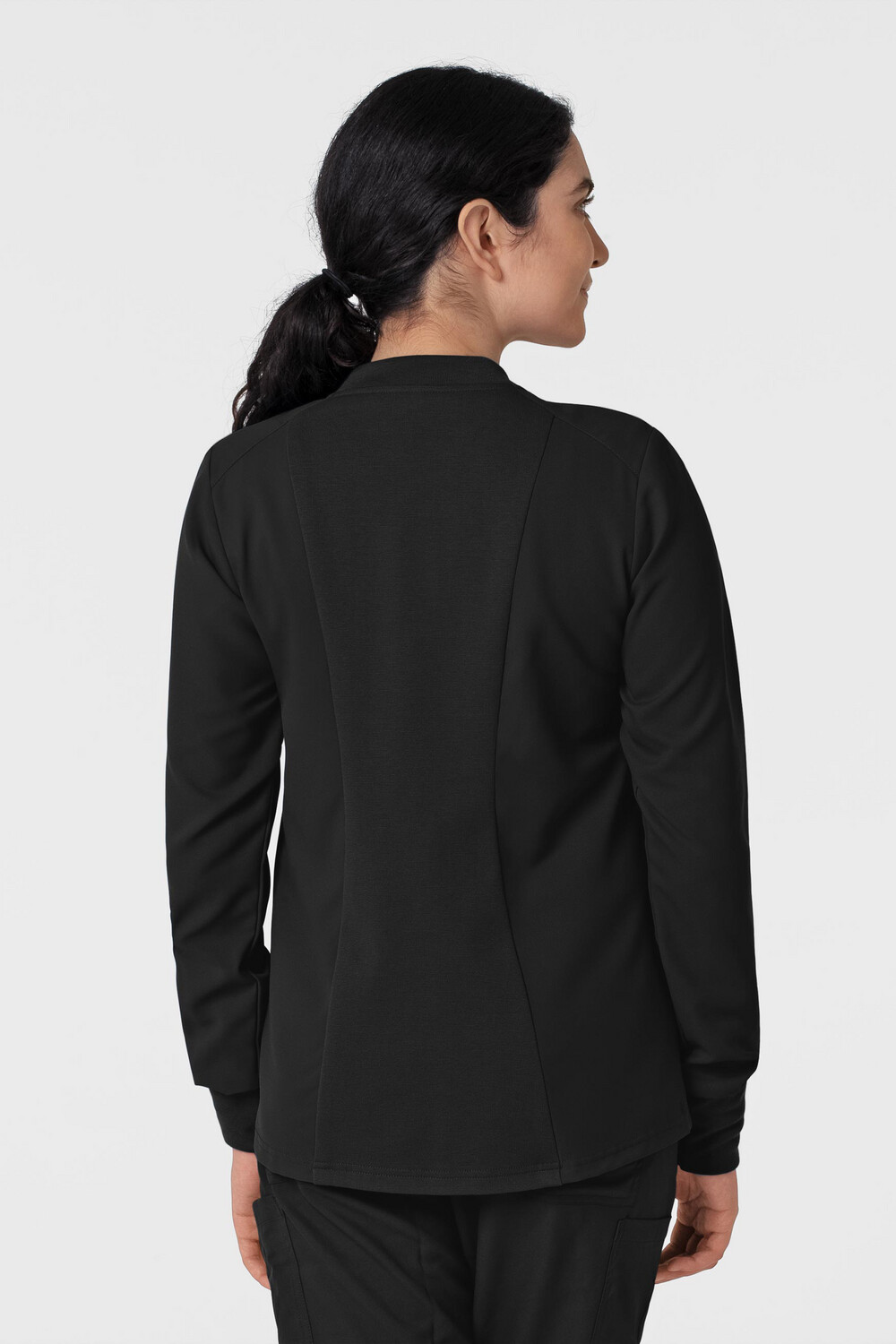 Felpa donna 8122 zip black NOVITA&#39; 2024