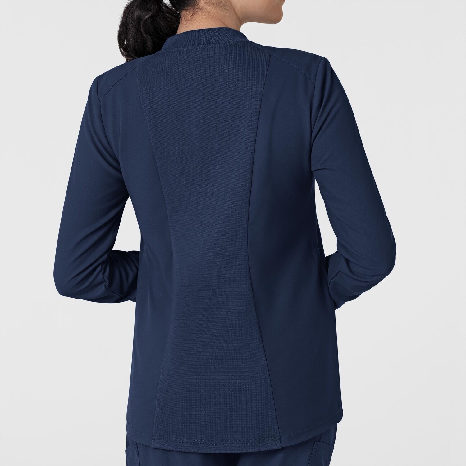 Felpa donna 8122 zip navy blue NOVITA&#39; 2024