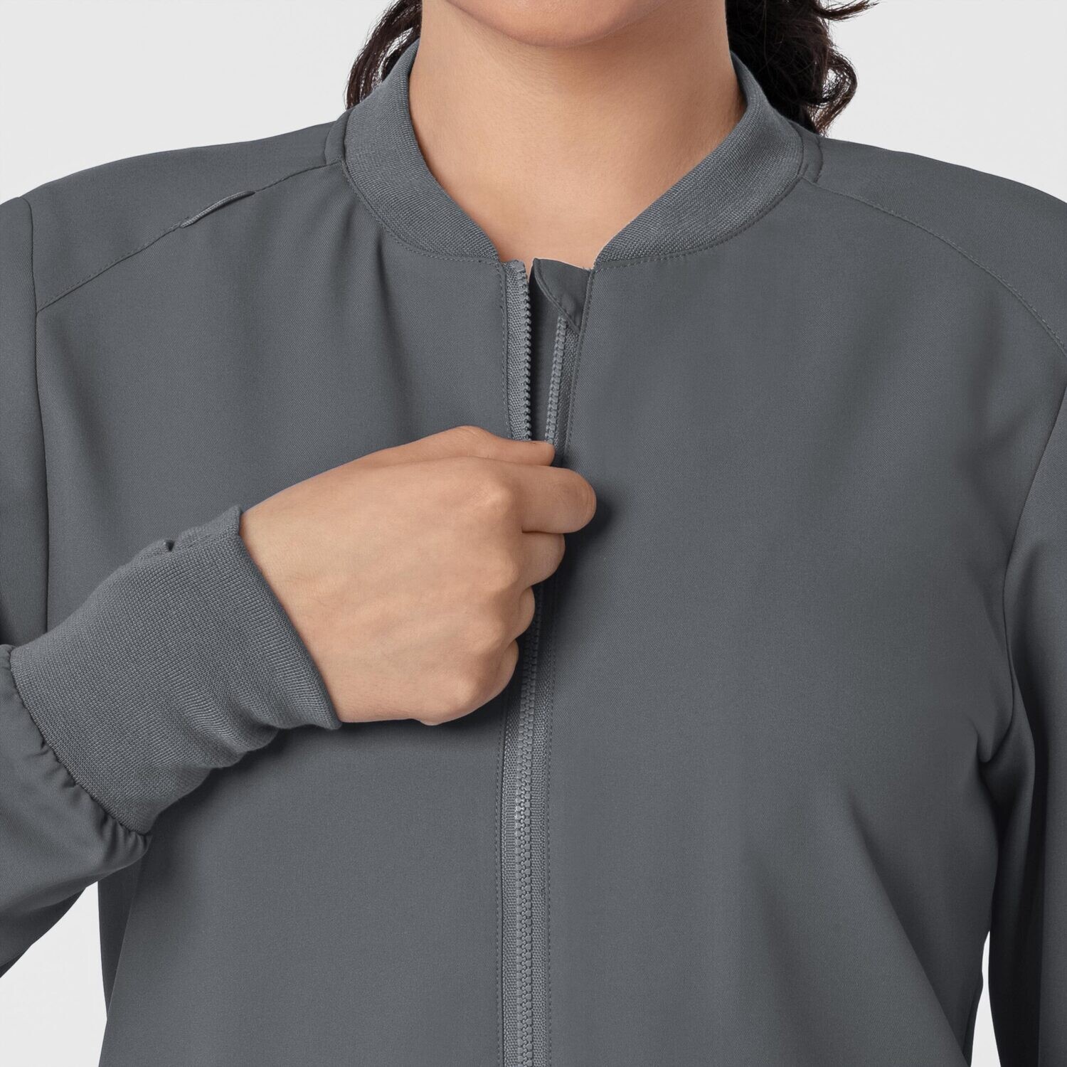 Felpa donna 8122 zip pewter NOVITA&#39; 2024