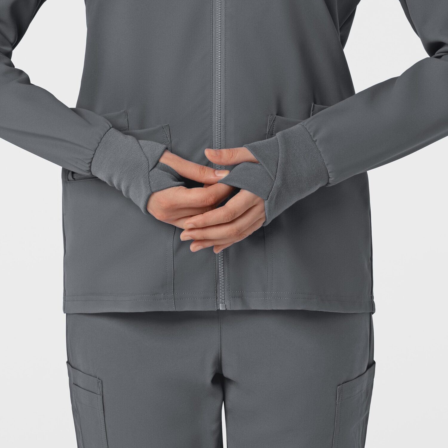 Felpa donna 8122 zip pewter NOVITA&#39; 2024