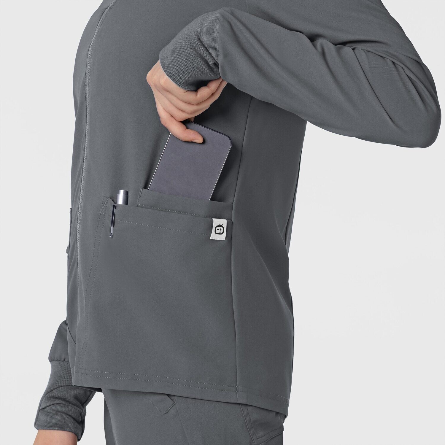 Felpa donna 8122 zip pewter NOVITA&#39; 2024