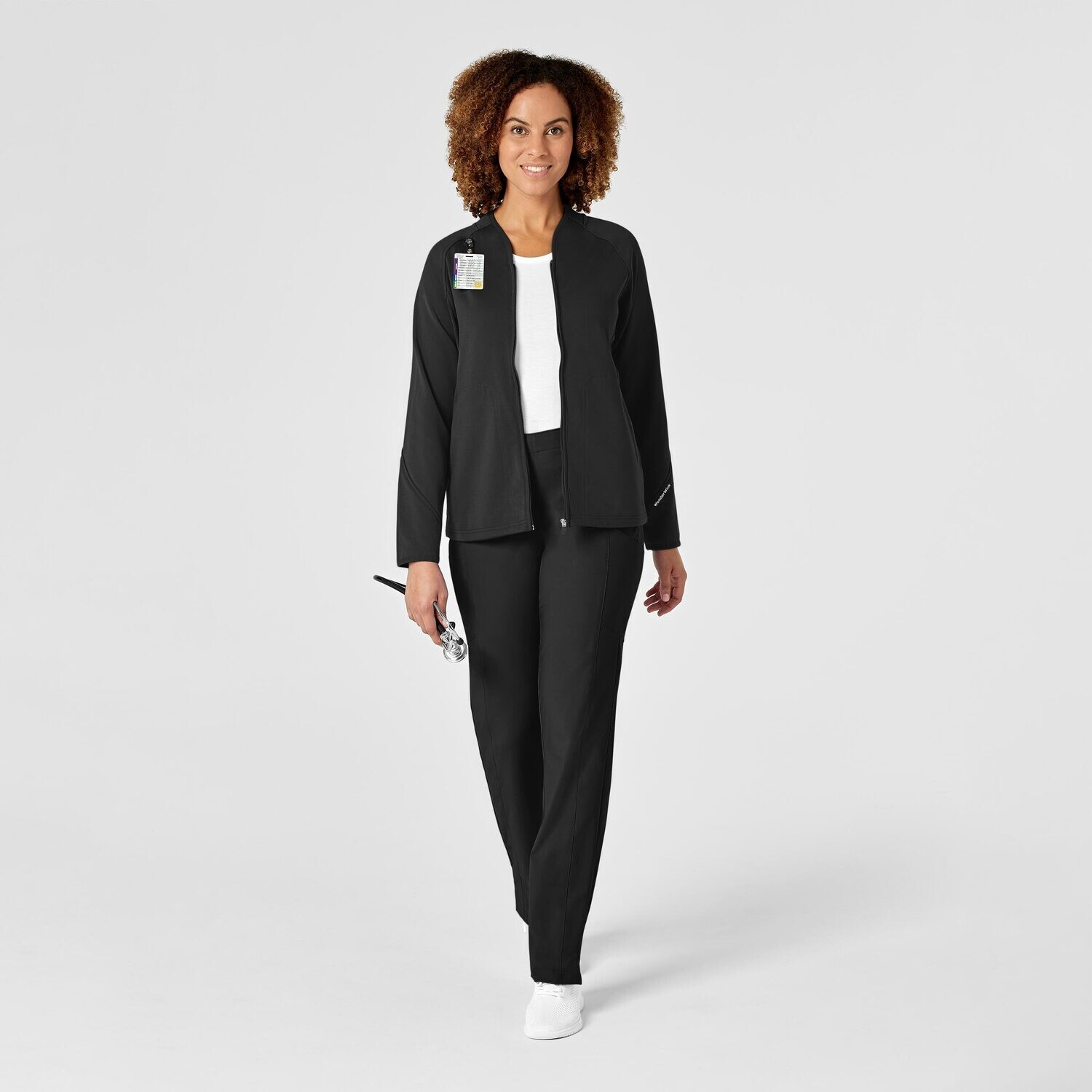 Felpa donna 8209 zip black