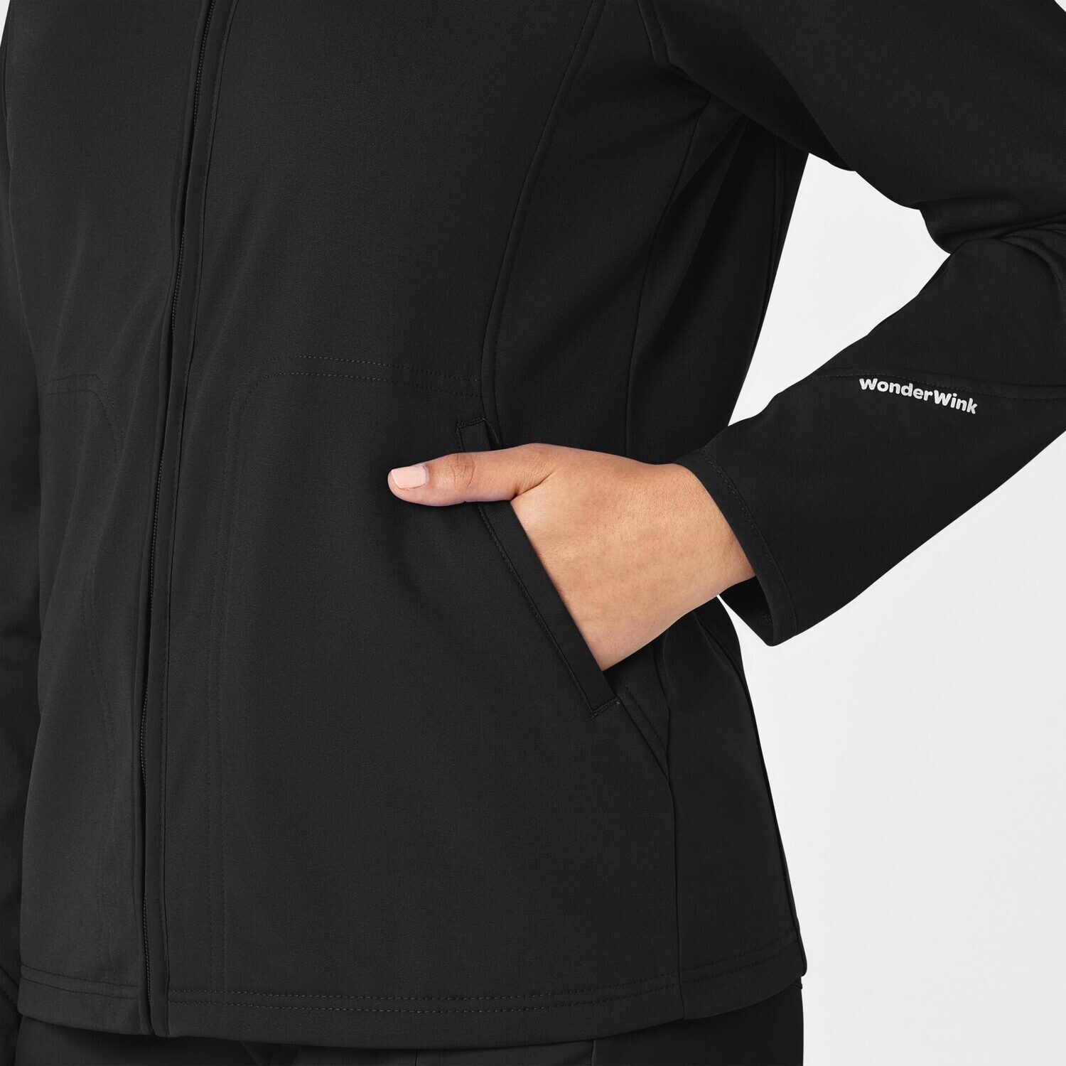 Felpa donna 8209 zip black