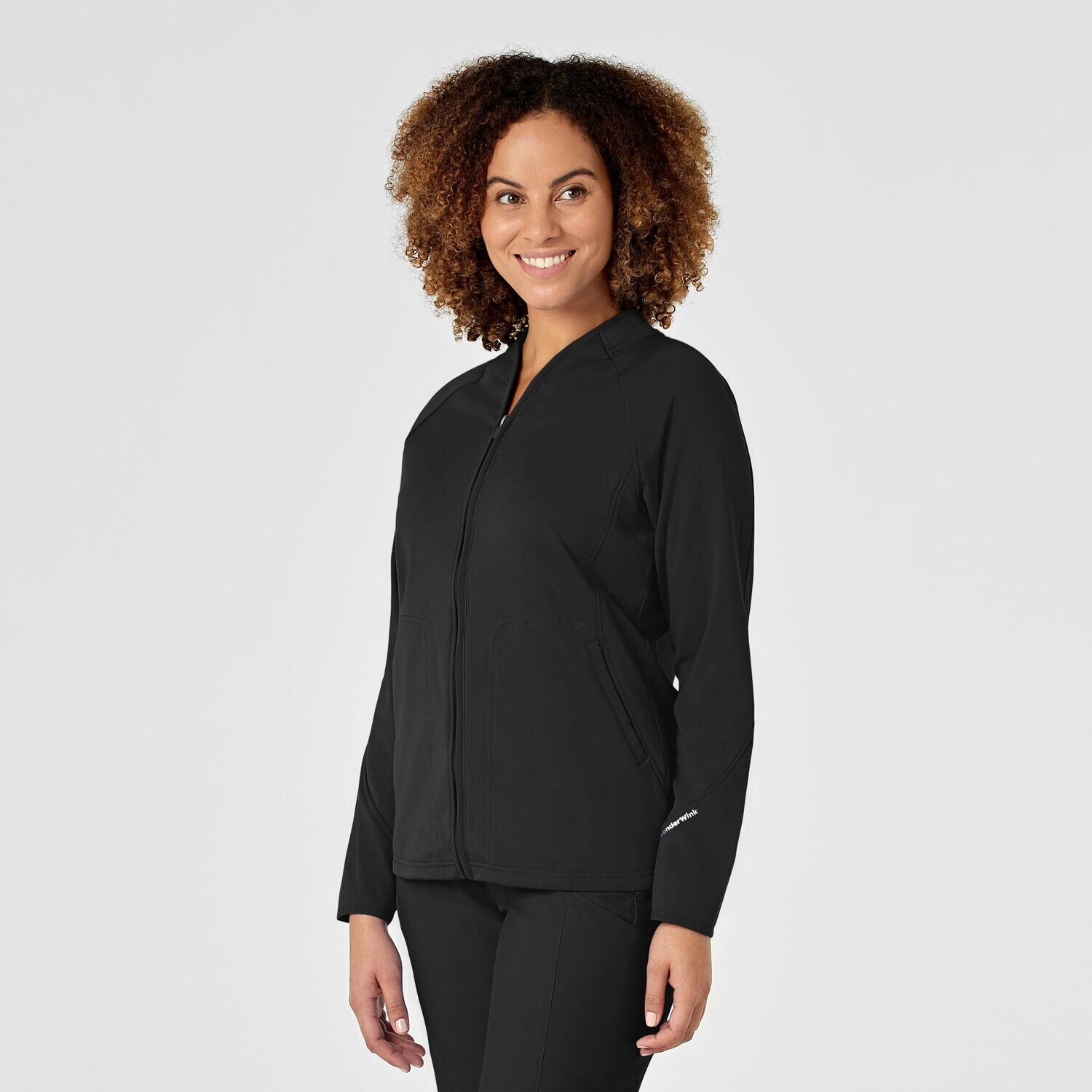 Felpa donna 8209 zip black