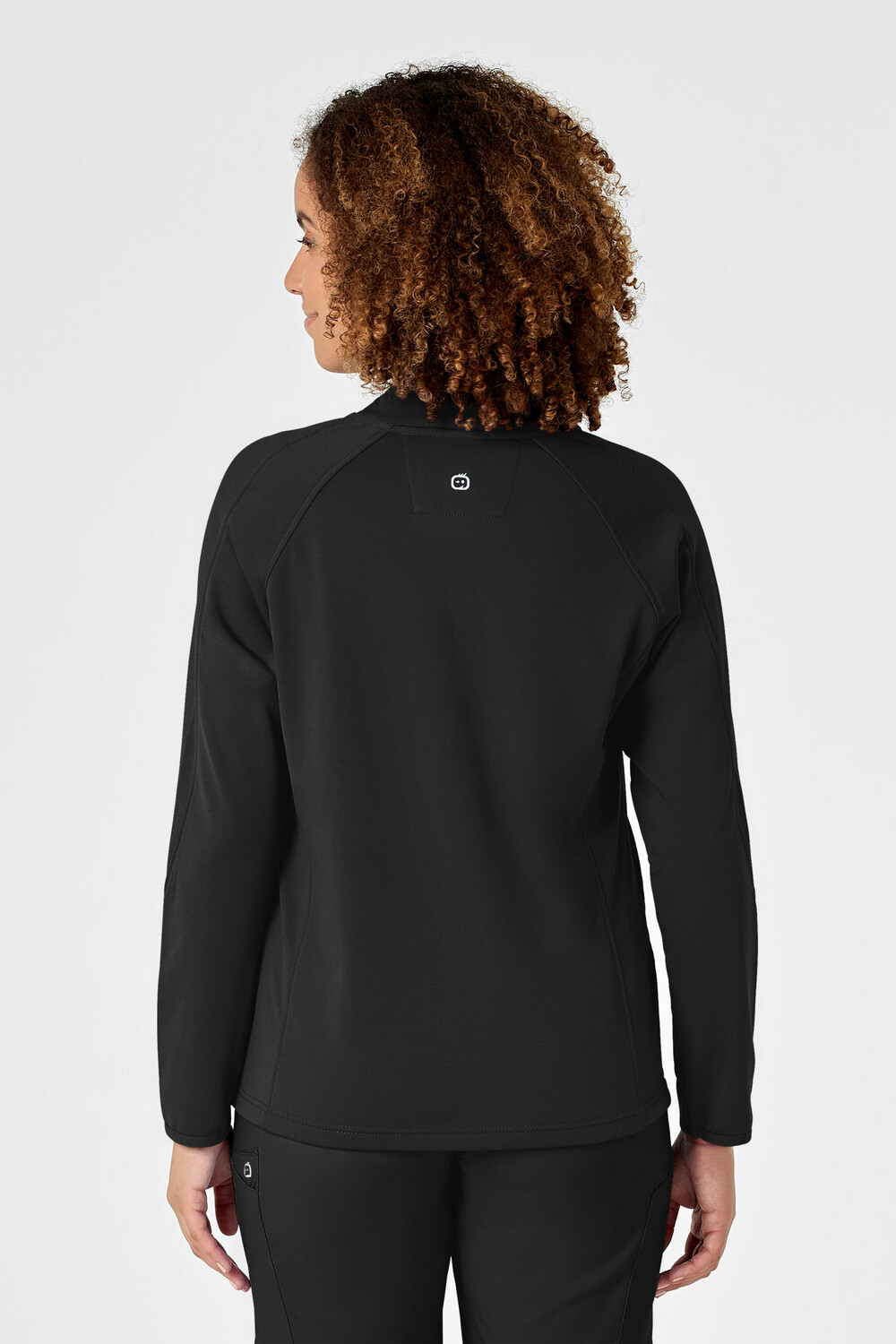 Felpa donna 8209 zip black