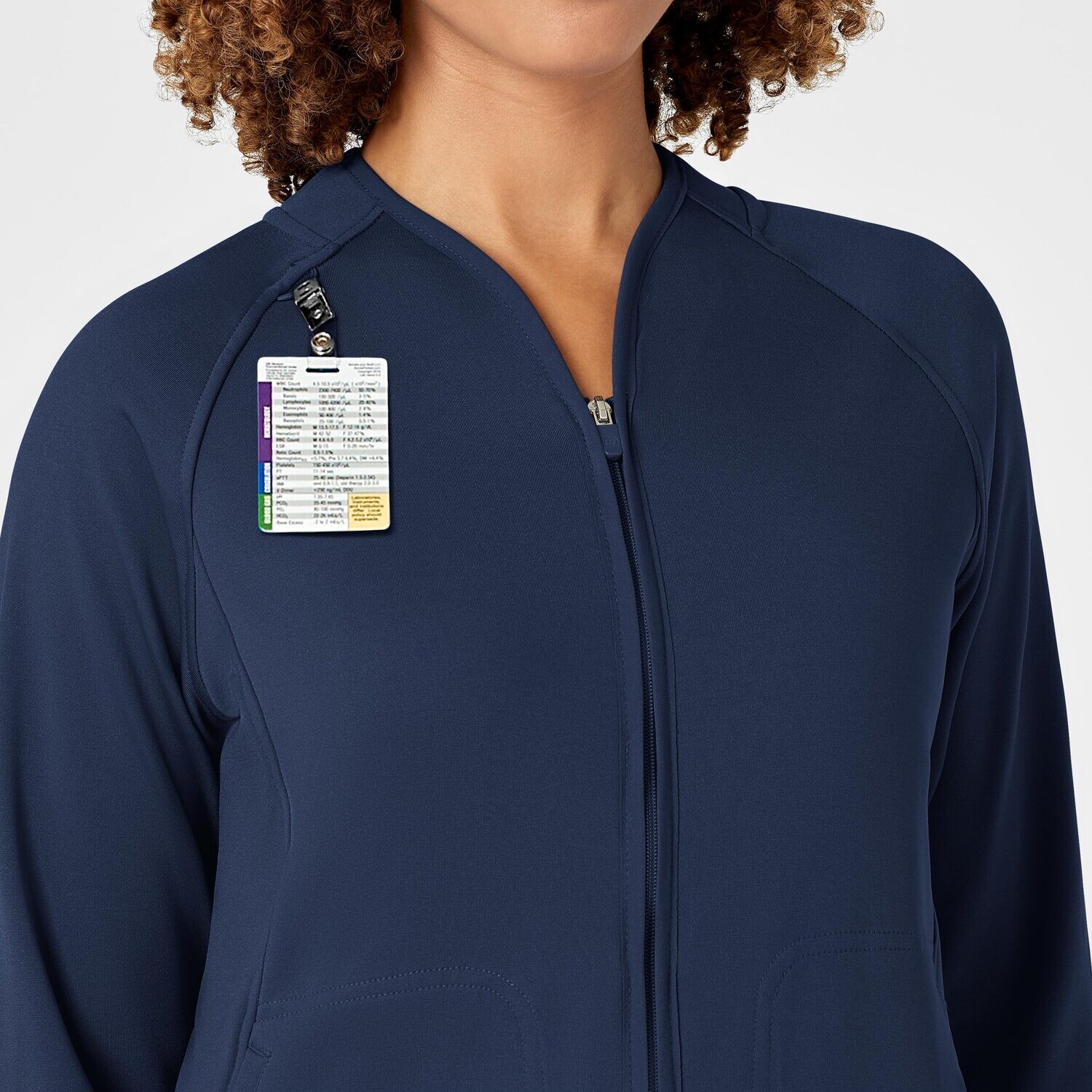 Felpa donna 8209 zip navy blue