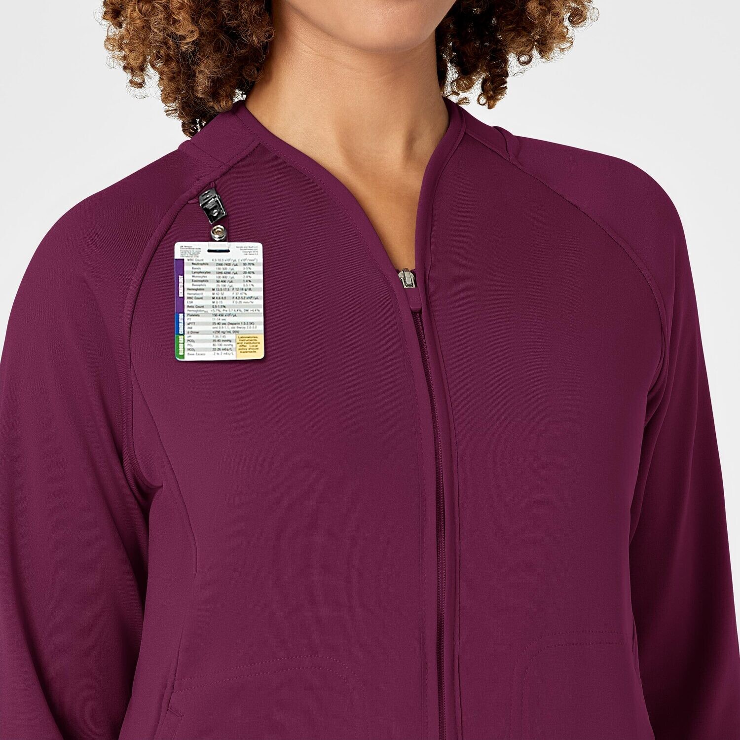 Felpa donna 8209 zip wine