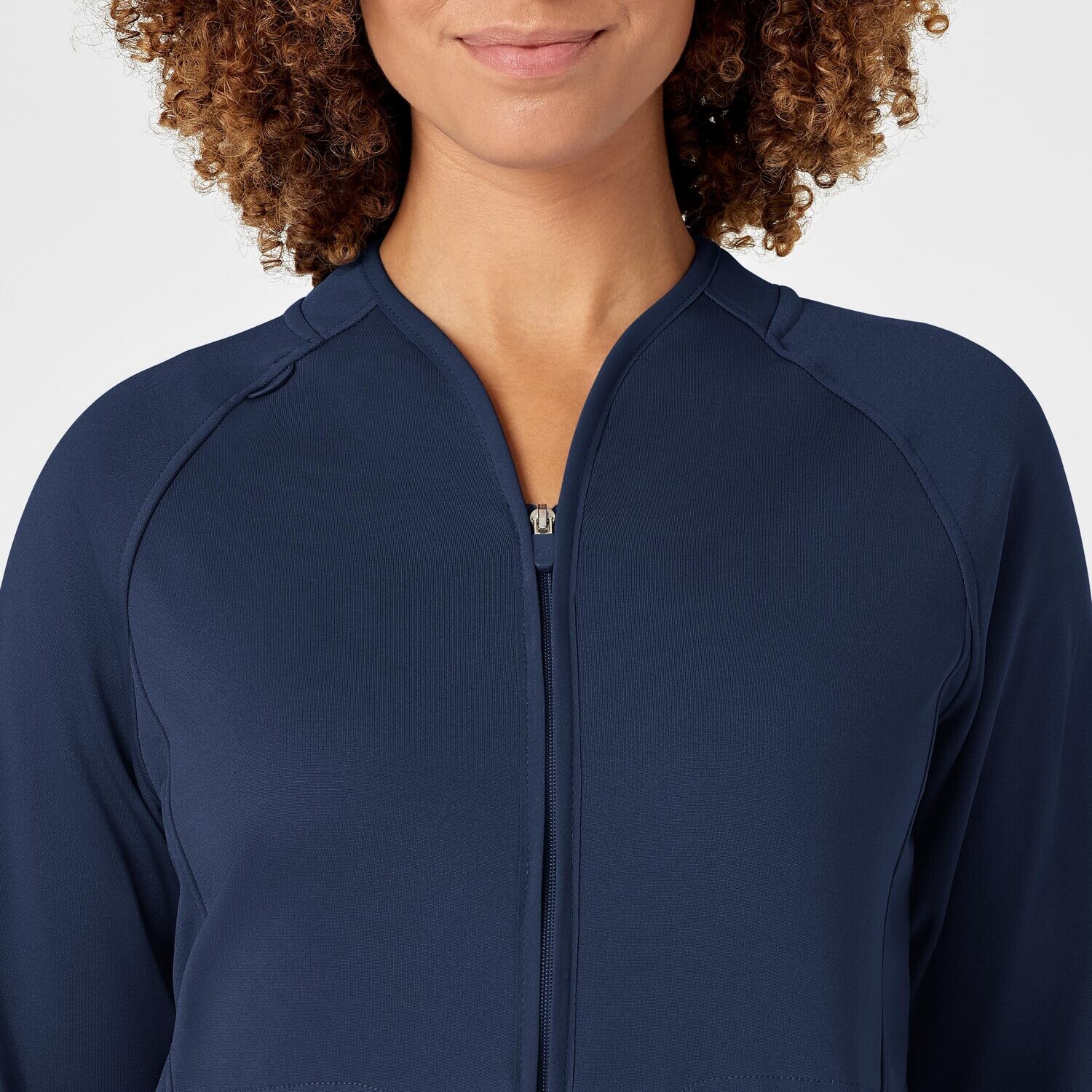 Felpa donna 8209 zip navy blue