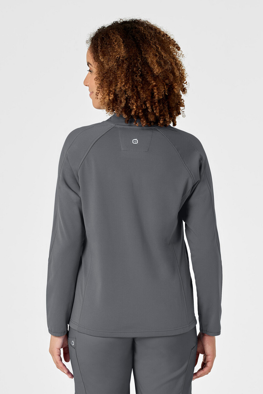 Felpa donna 8209 zip pewter