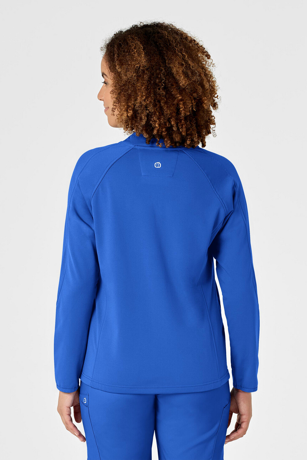 Felpa donna 8209 zip royal blue