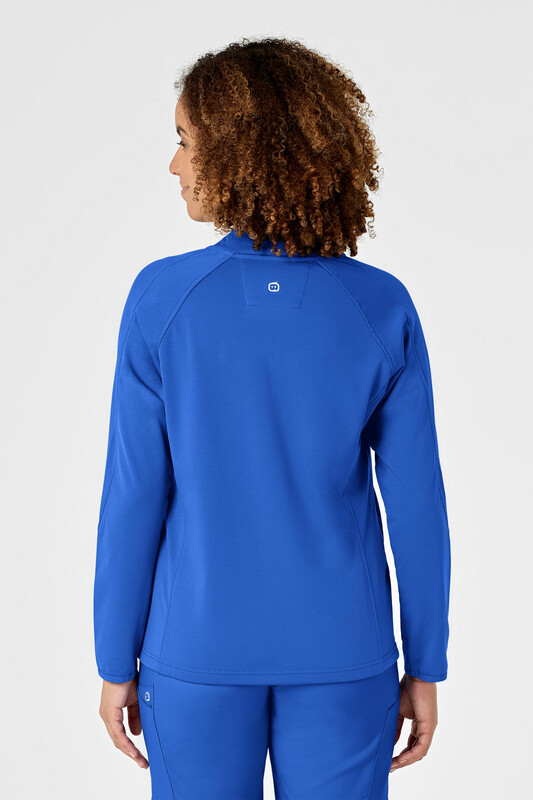 Felpa donna 8209 zip royal blue