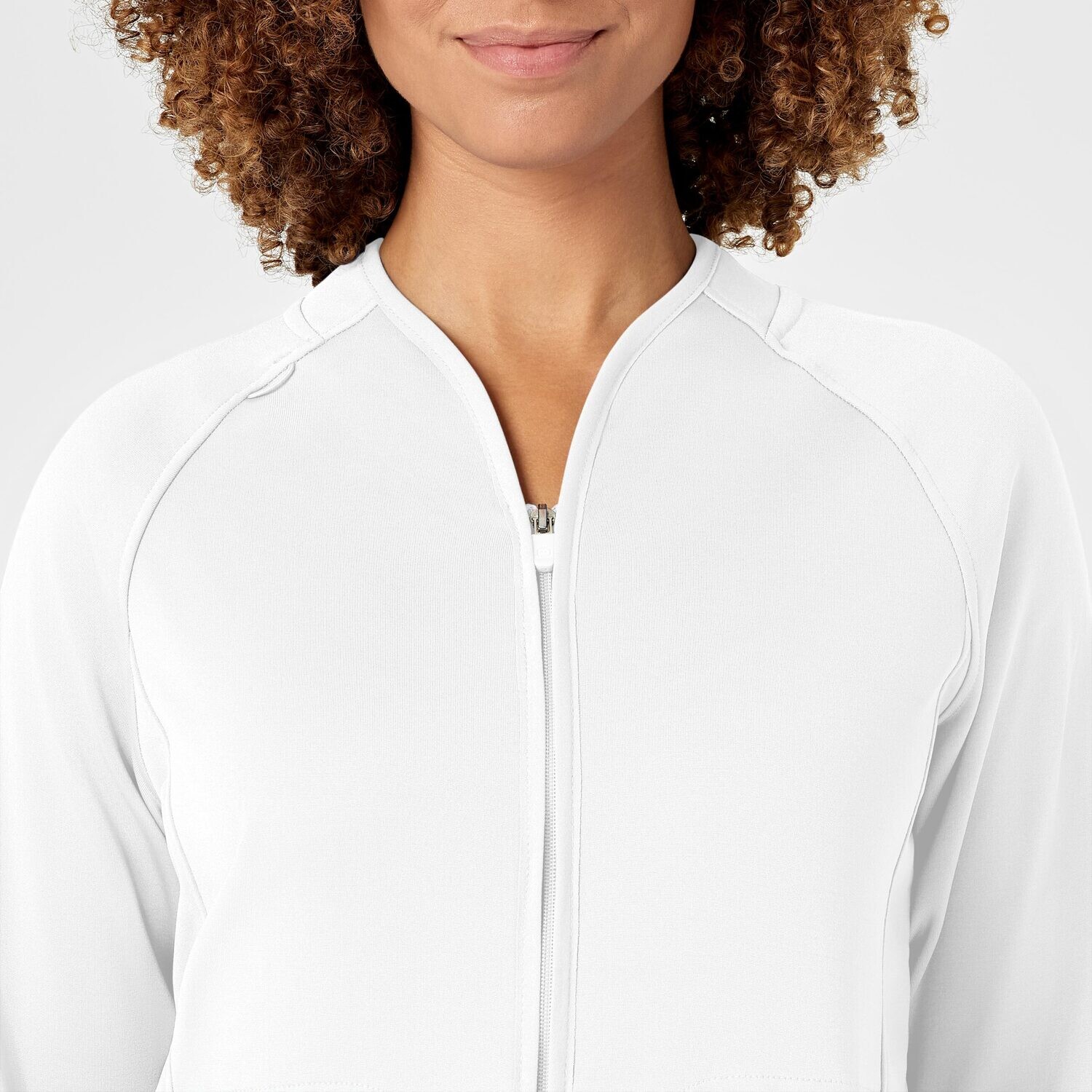 Felpa donna 8209 zip white