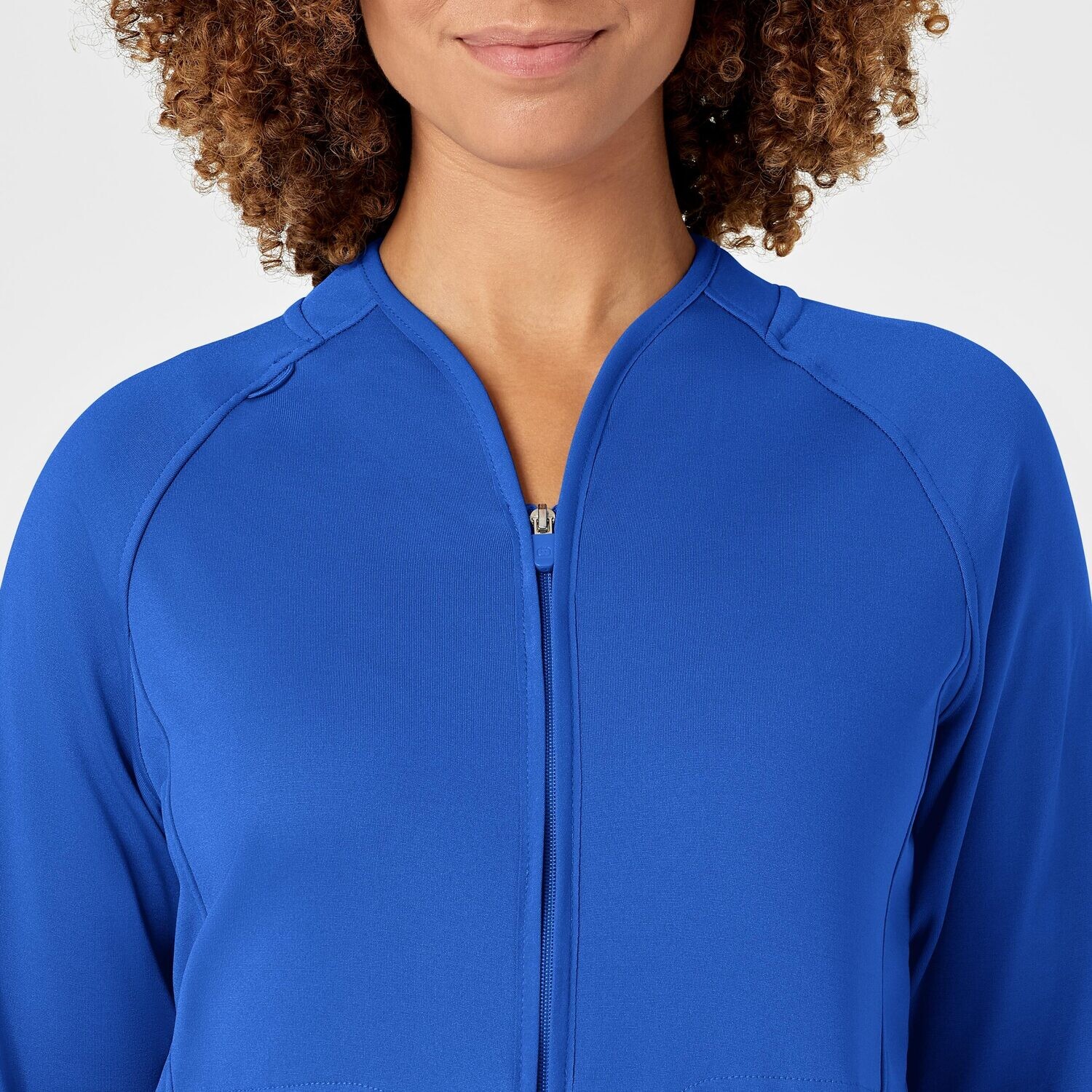 Felpa donna 8209 zip royal blue