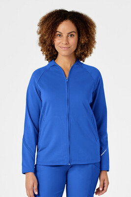 Felpa donna 8209 zip royal blue