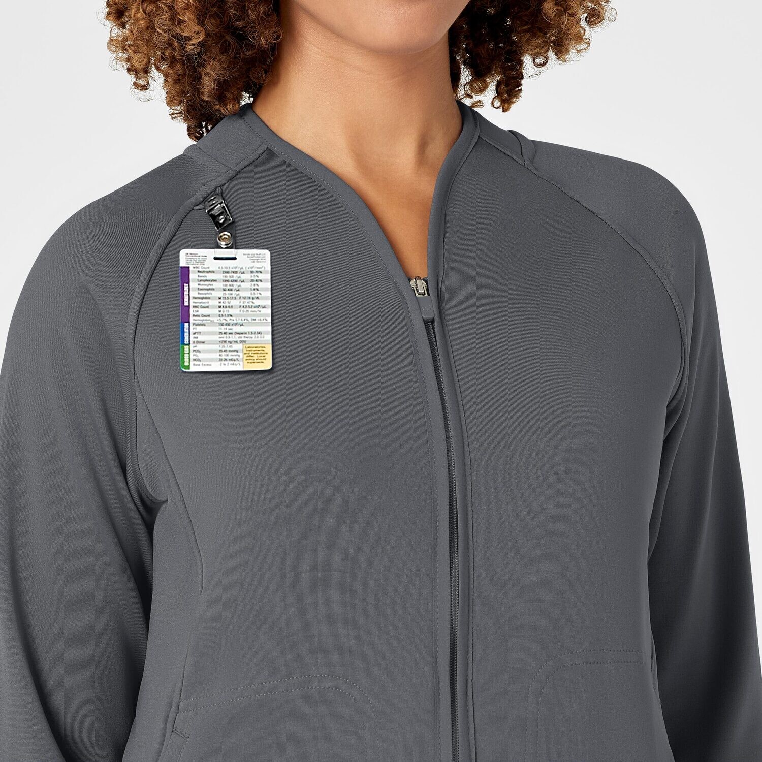 Felpa donna 8209 zip pewter