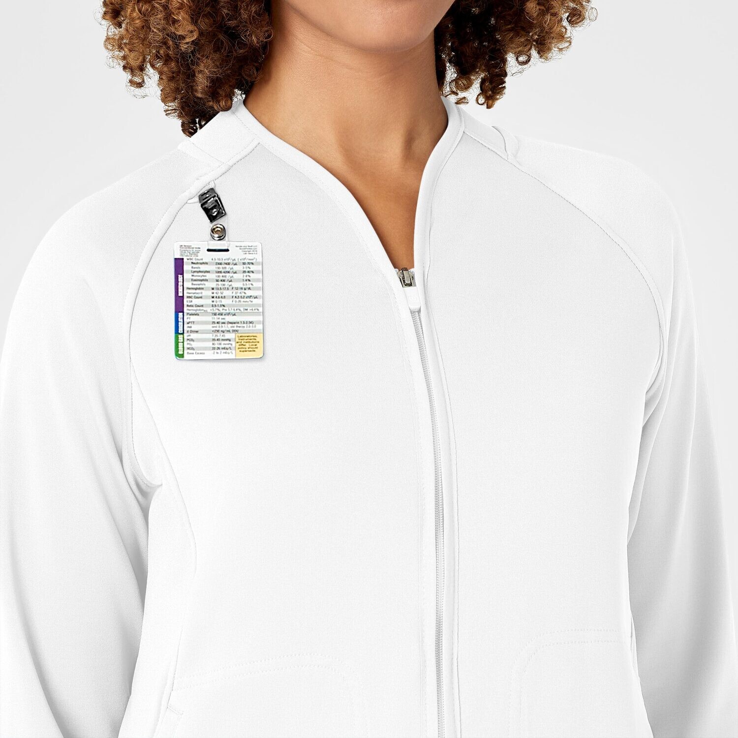 Felpa donna 8209 zip white