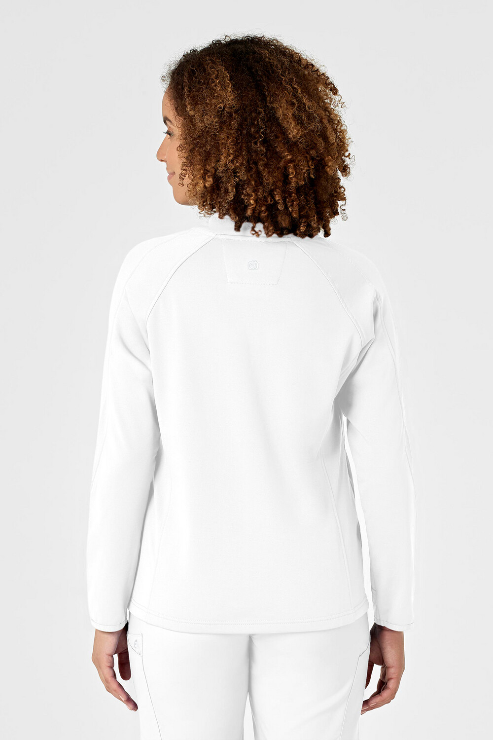 Felpa donna 8209 zip white