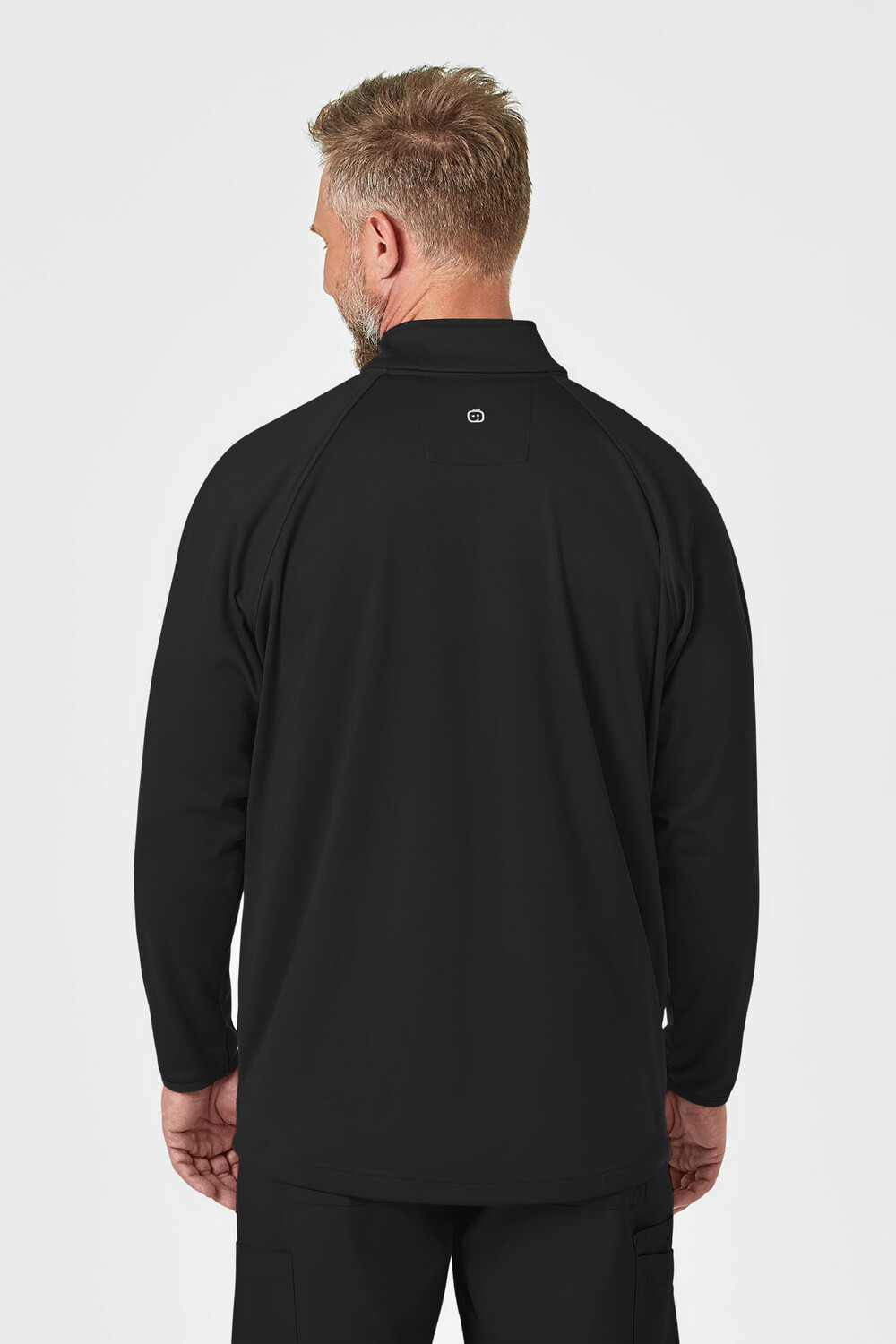 Felpa uomo 8309 zip black