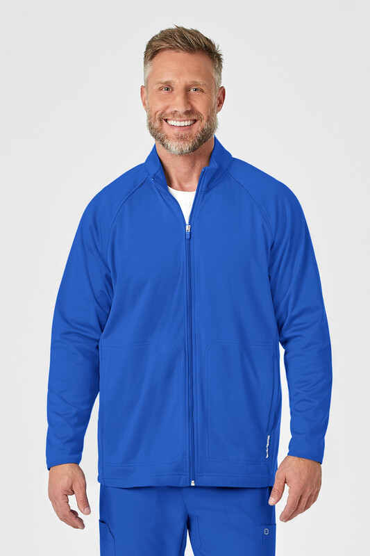 Felpa uomo 8309 zip royal blue