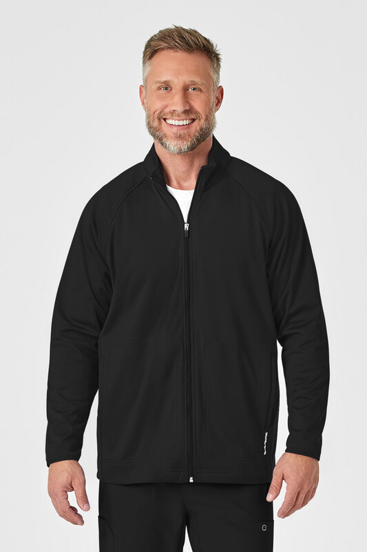 Felpa uomo 8309 zip black