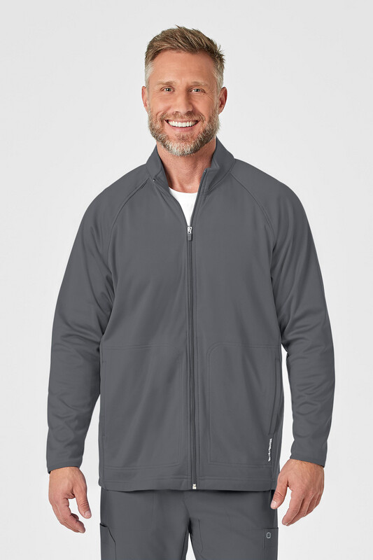 Felpa uomo 8309 zip pewter