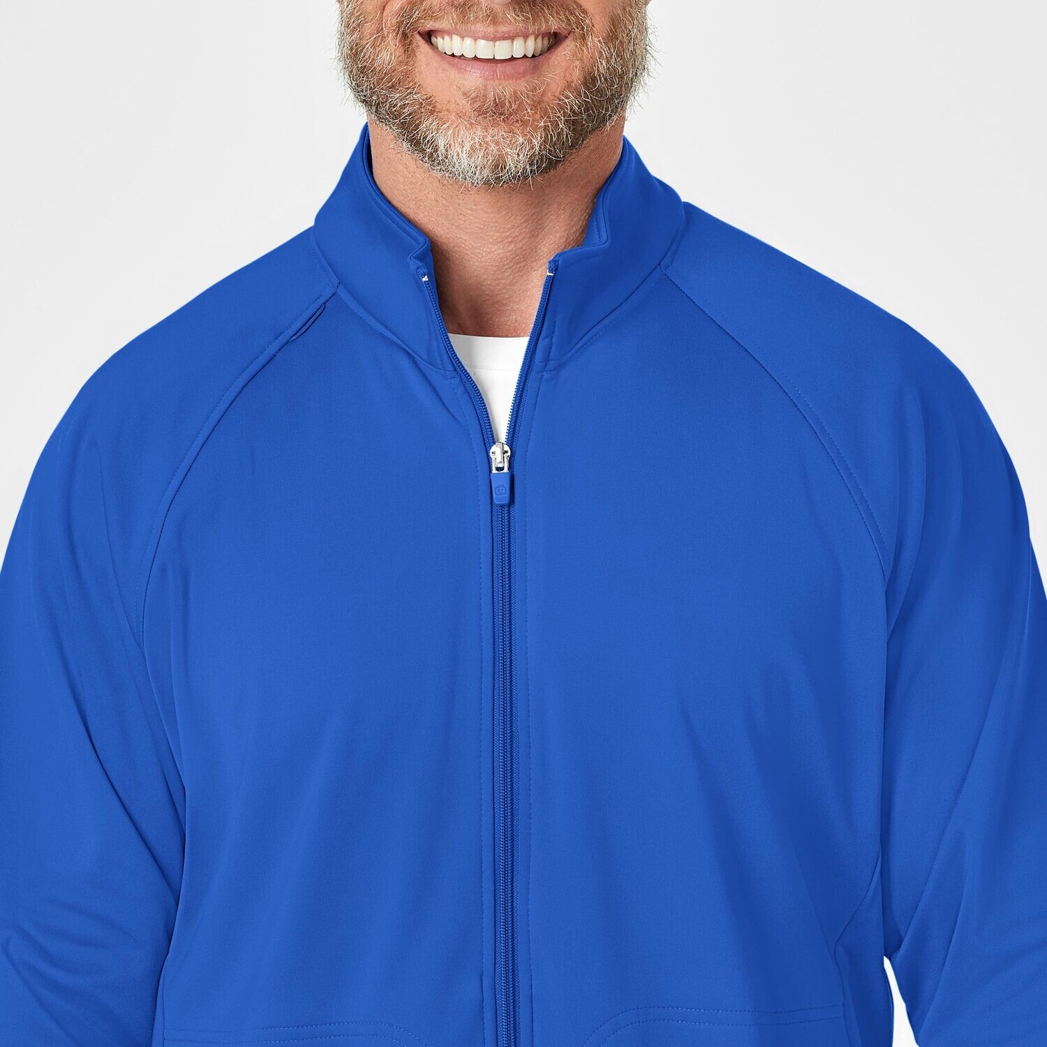 Felpa uomo 8309 zip royal blue