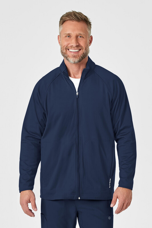 Felpa uomo 8309 zip navy blue