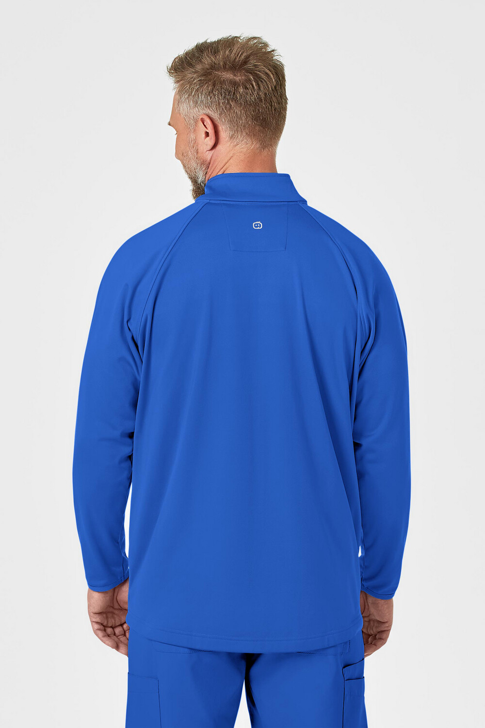 Felpa uomo 8309 zip royal blue