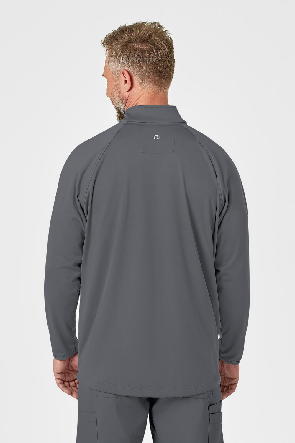 Felpa uomo 8309 zip pewter