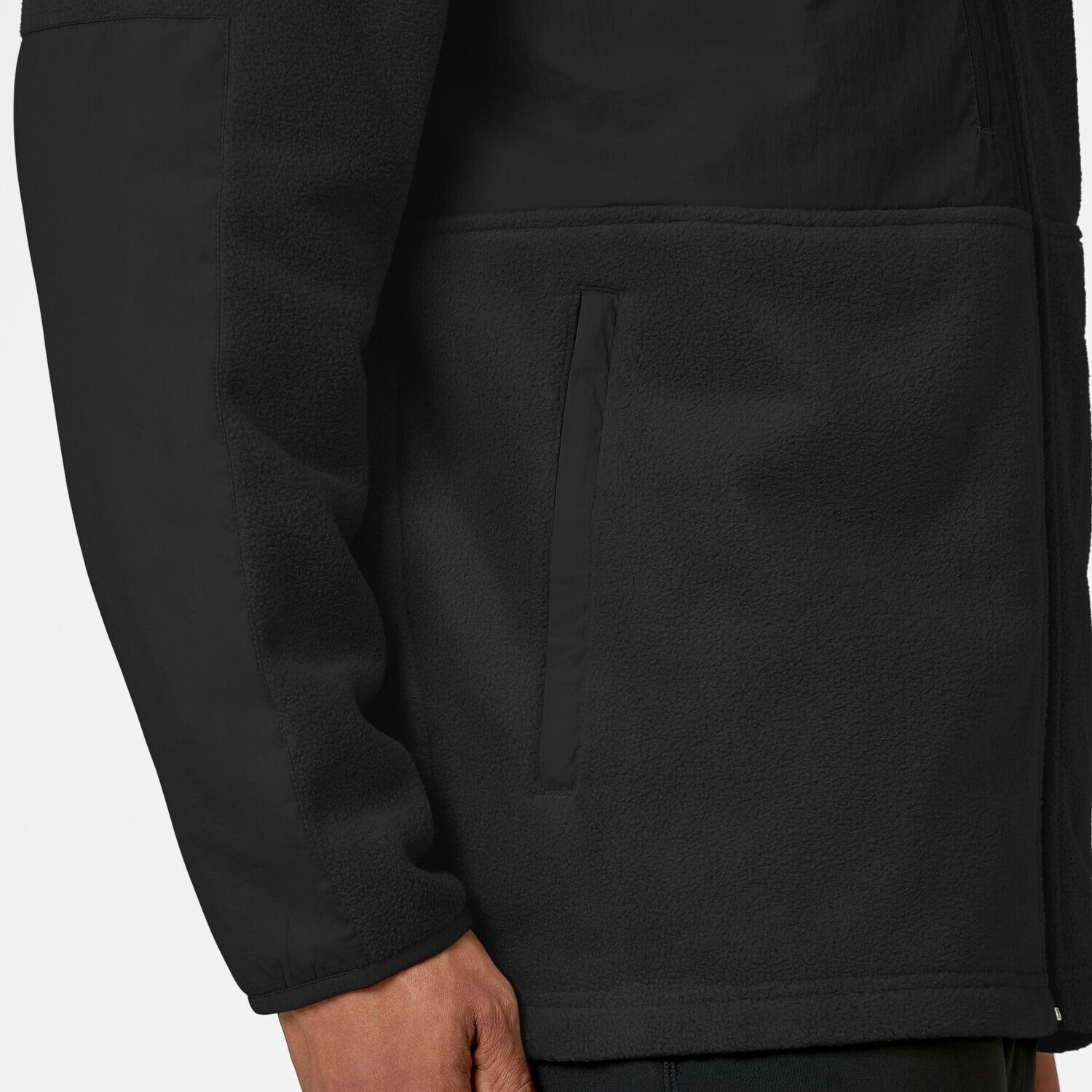 Felpa uomo 8009 zip black