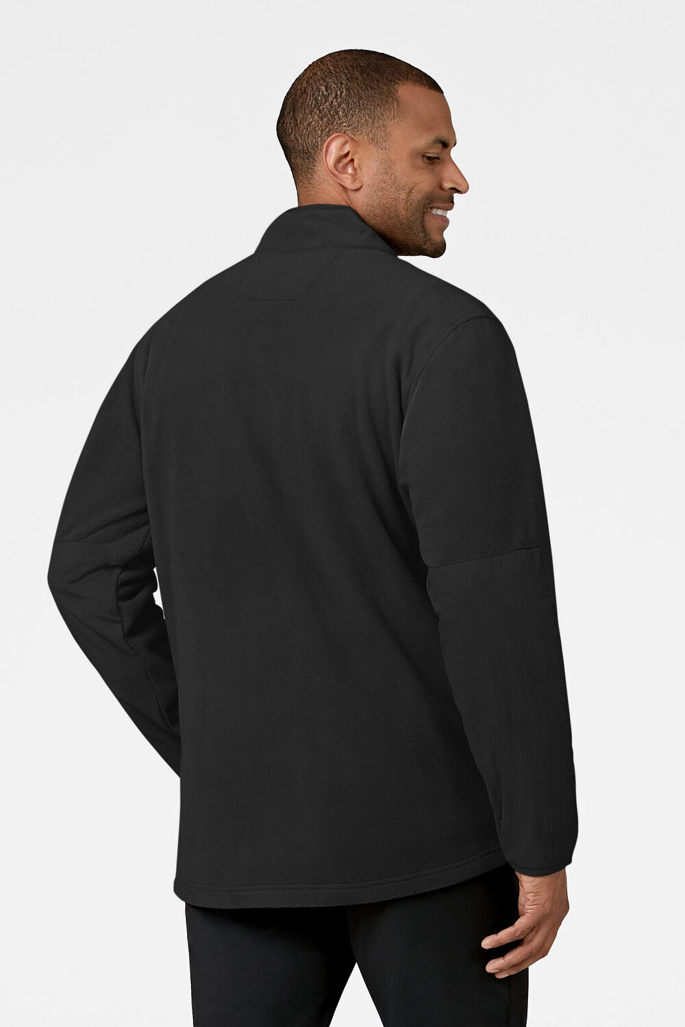 Felpa uomo 8009 zip black