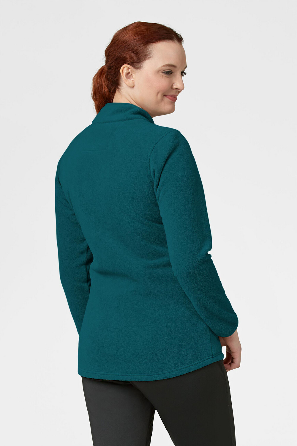 Felpa donna 8109 zip caribbean blue