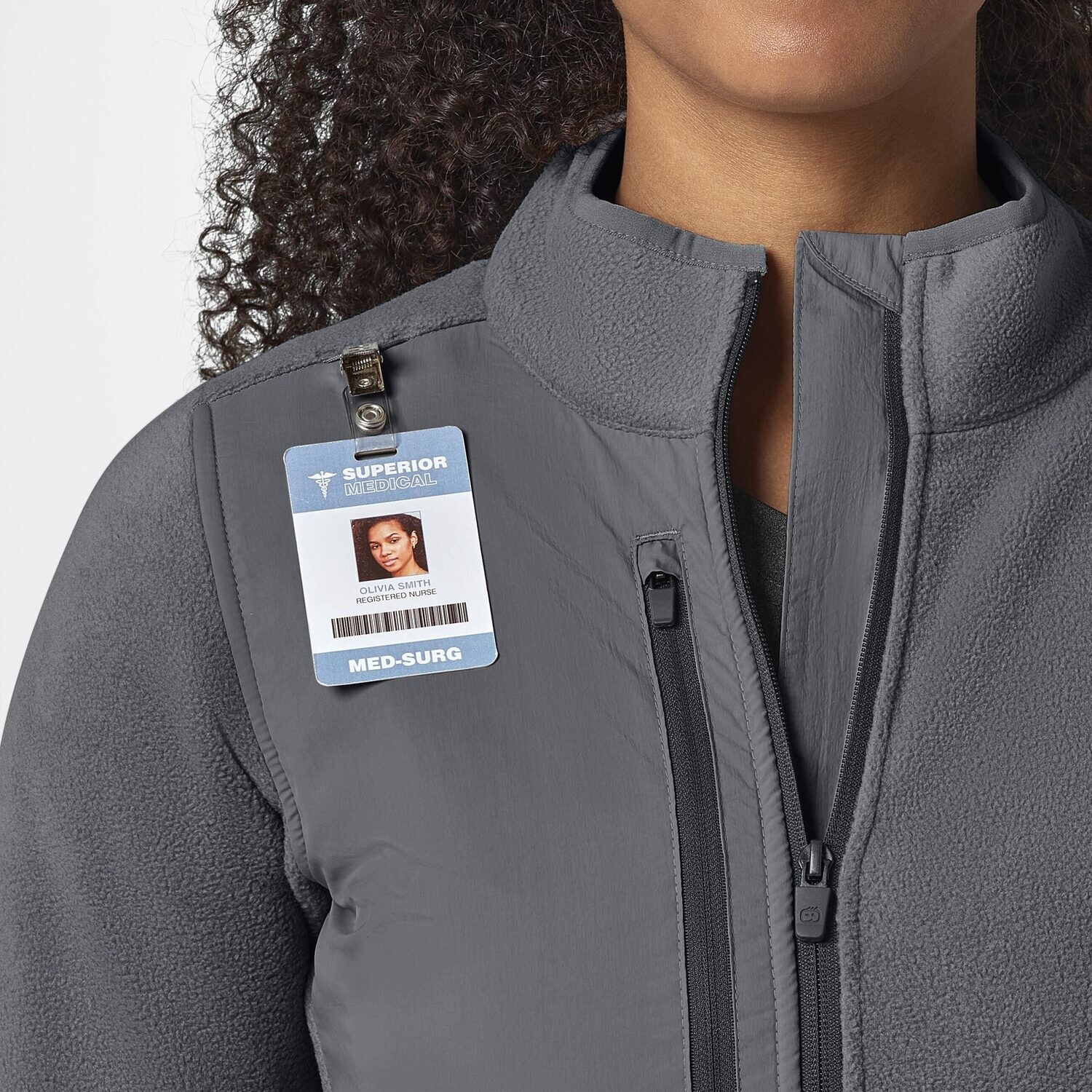 Felpa donna 8109 zip pewter