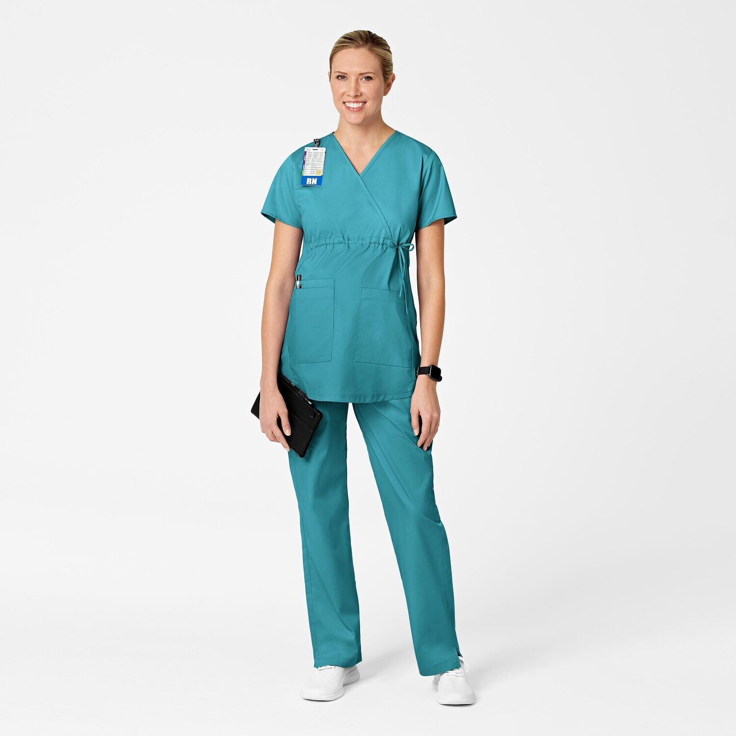 Casacca 145 premaman teal blue