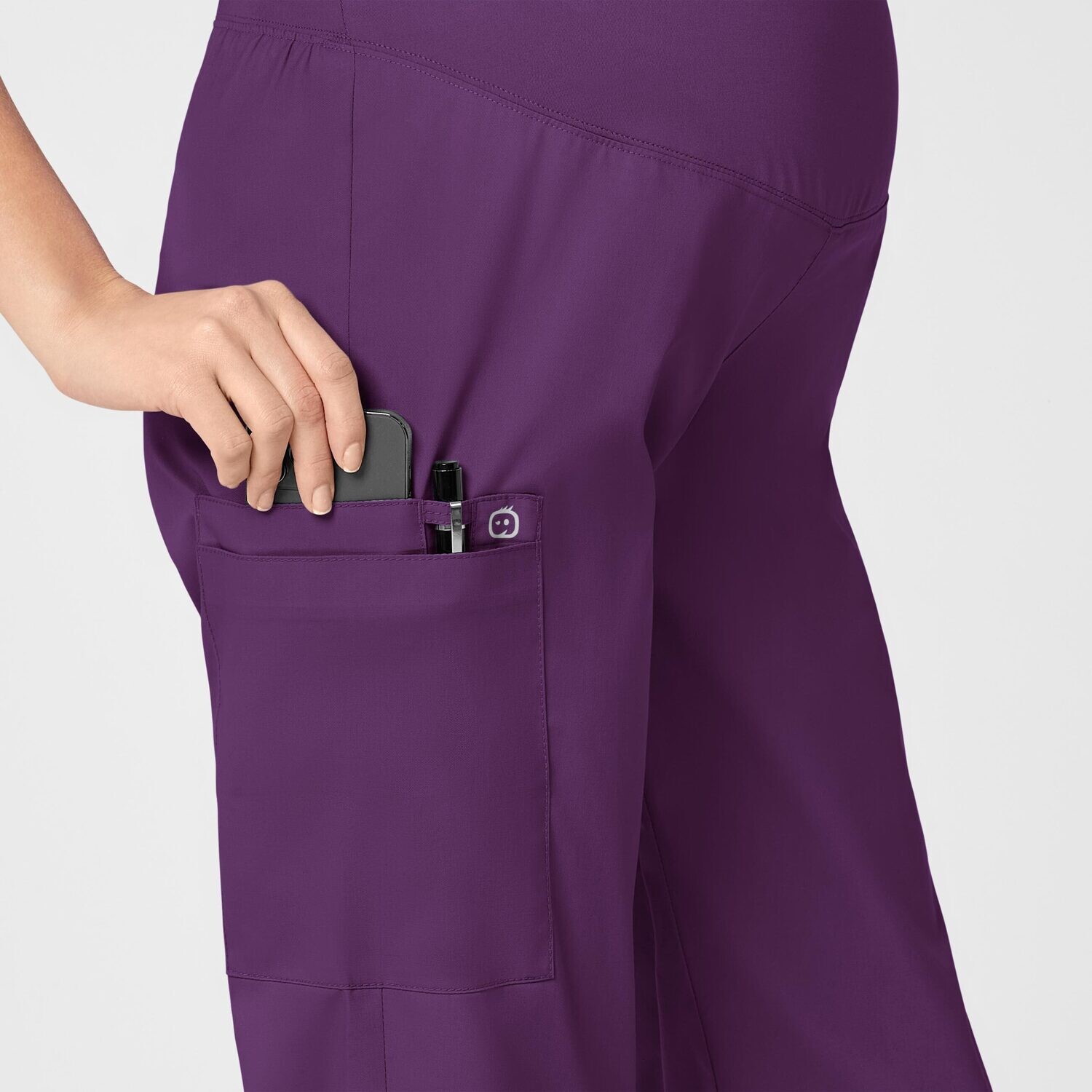 Pantalone 545 premaman eggplant