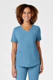 Casacca donna 6134 scollo a V bay blue