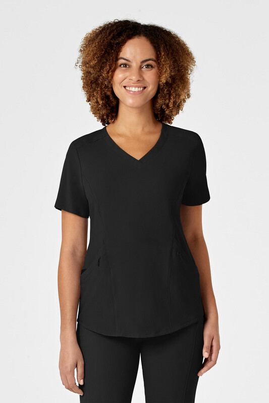 Casacca donna 6134 scollo a V black
