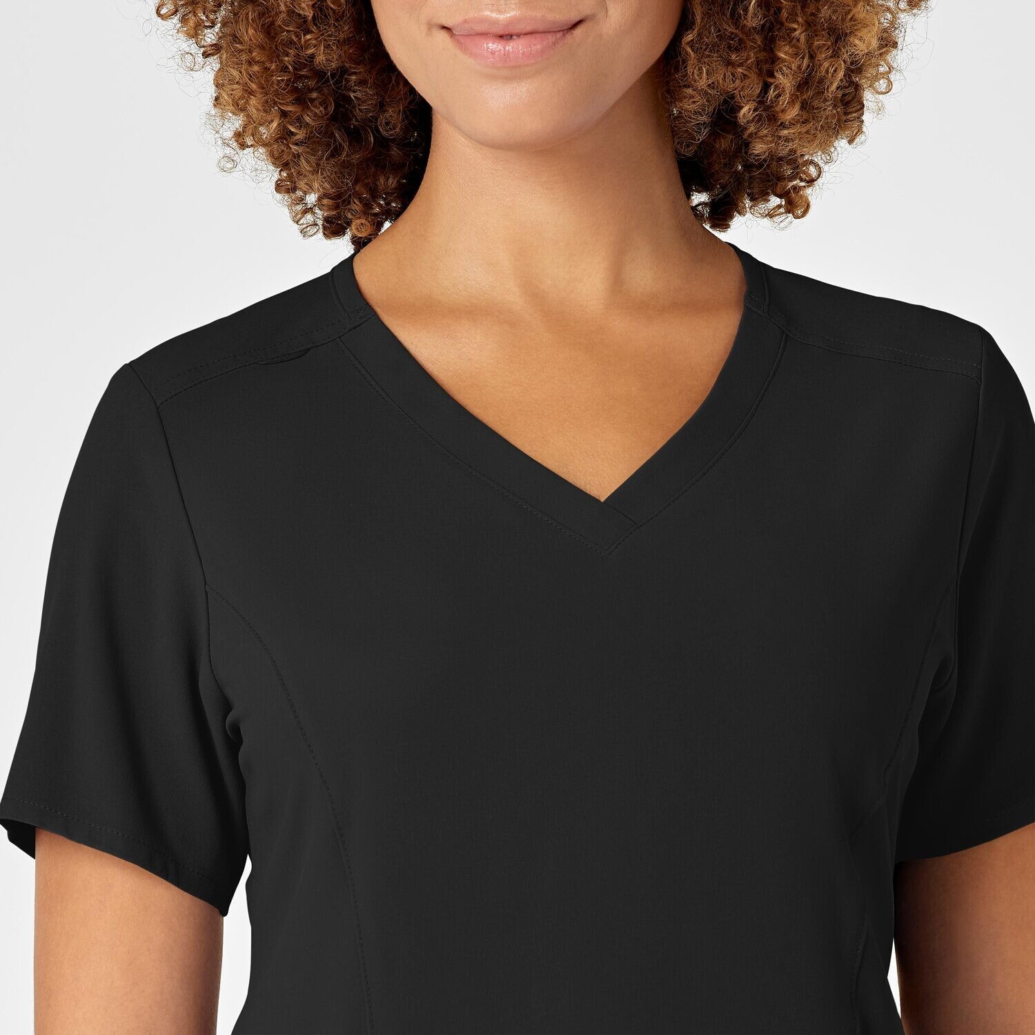 Casacca donna 6134 scollo a V black