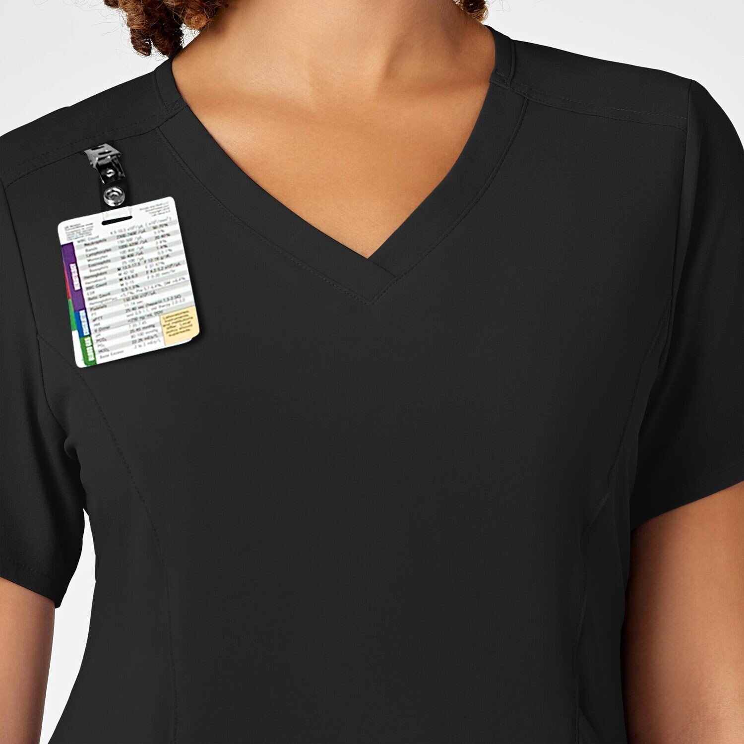 Casacca donna 6134 scollo a V black