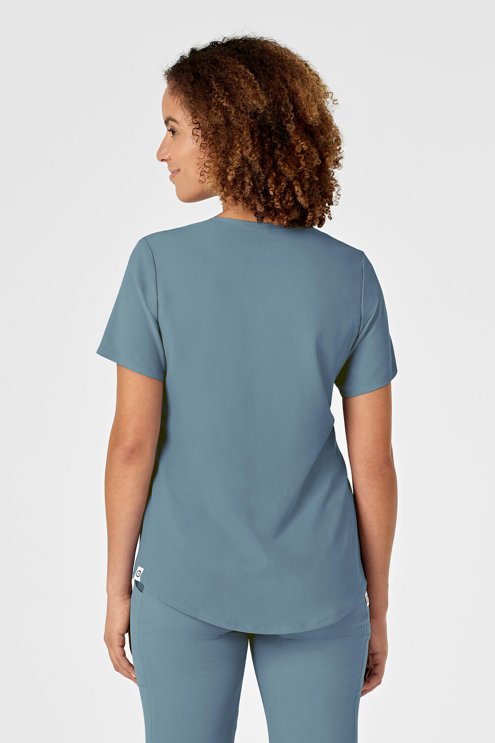 Casacca donna 6134 scollo a V elemental blue