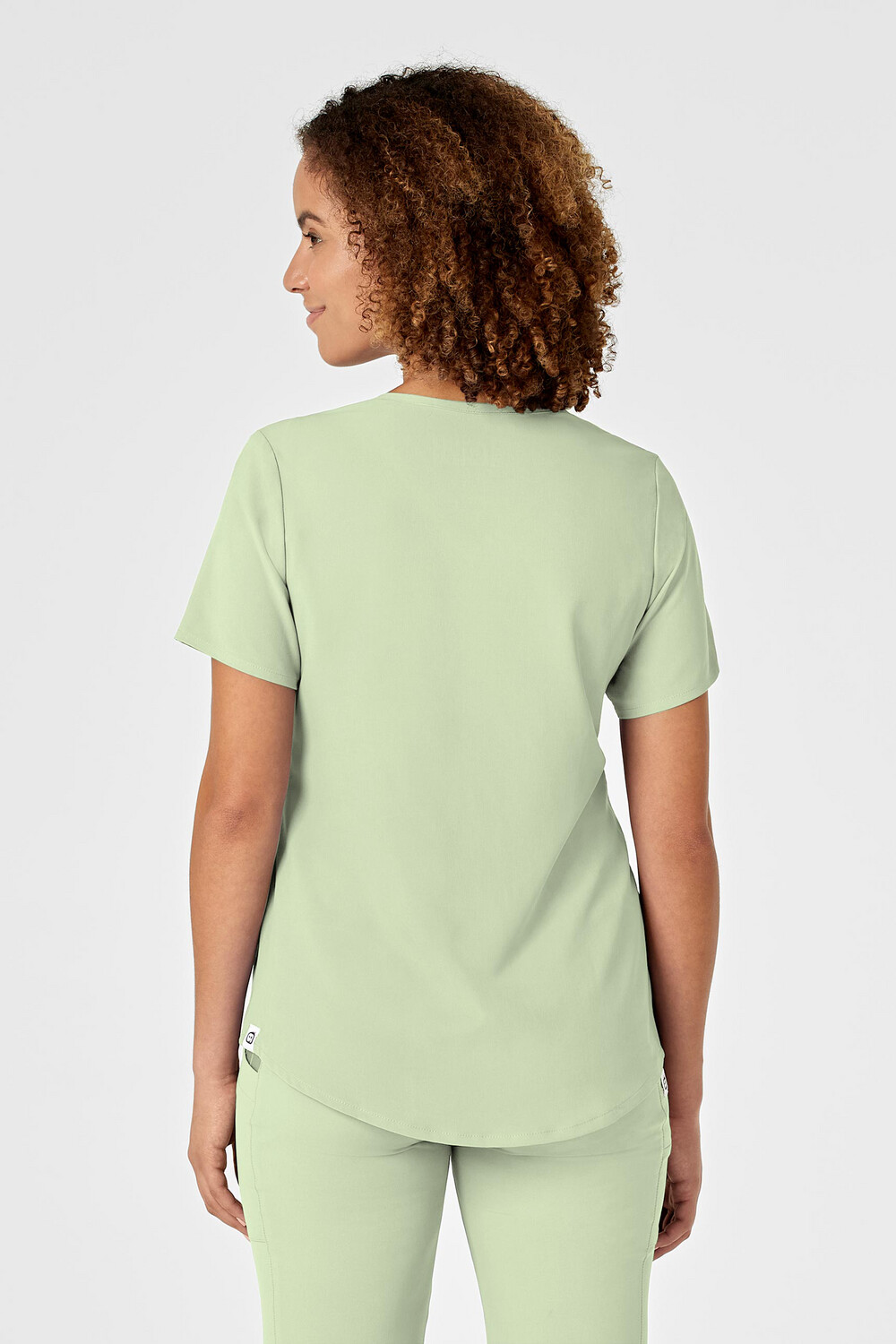 Casacca donna 6134 scollo a V fresh mint