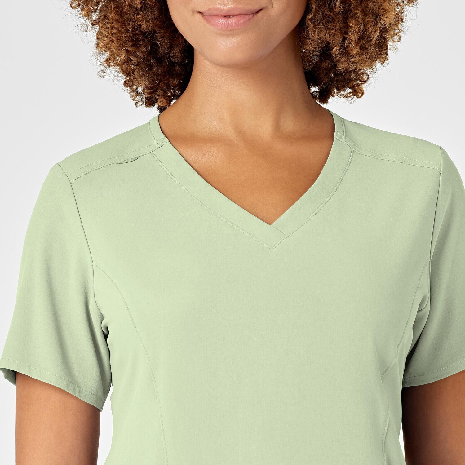 Casacca donna 6134 scollo a V fresh mint