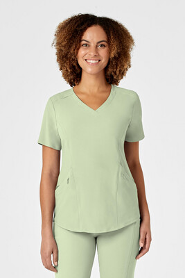 Casacca donna 6134 scollo a V fresh mint
