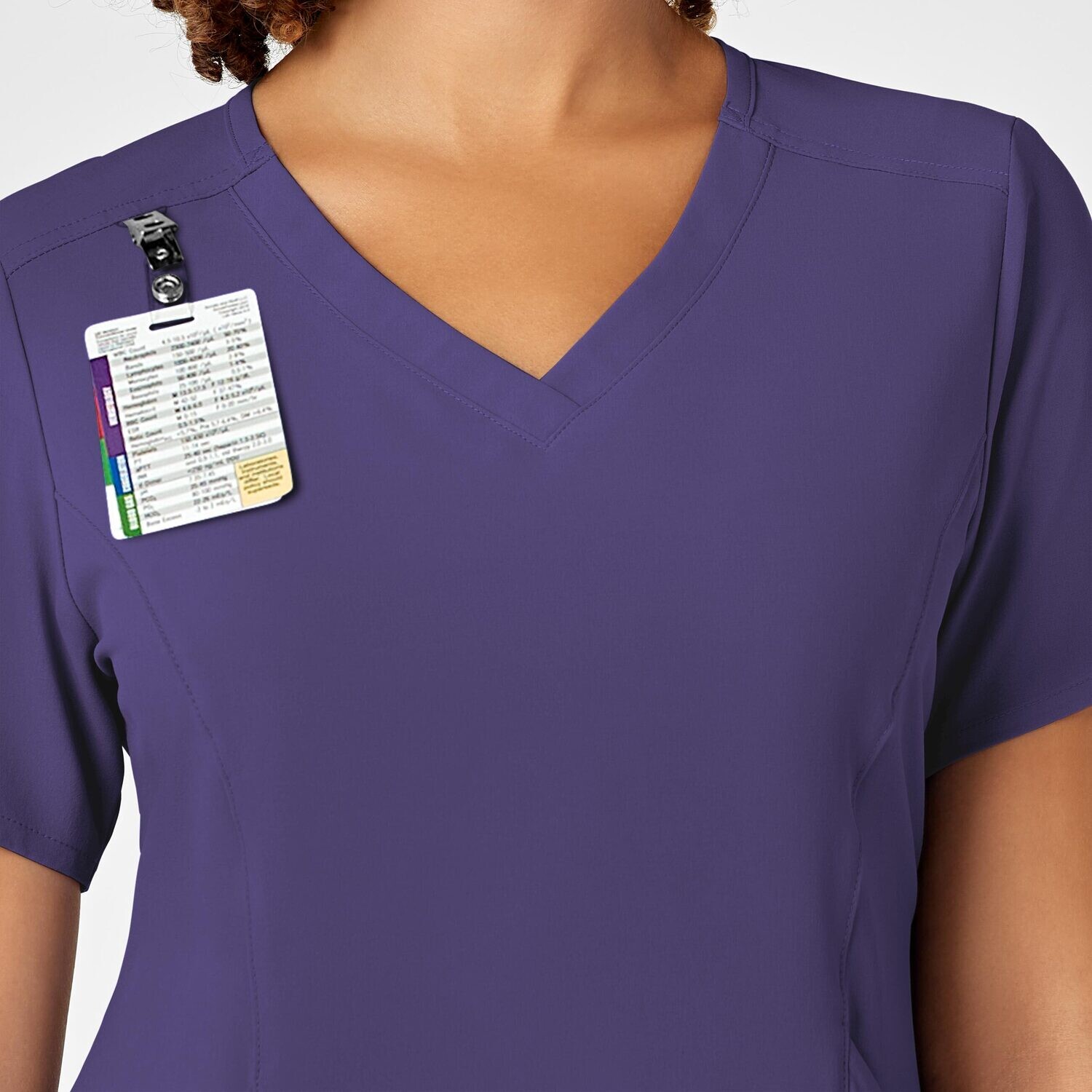 Casacca donna 6134 scollo a V grape
