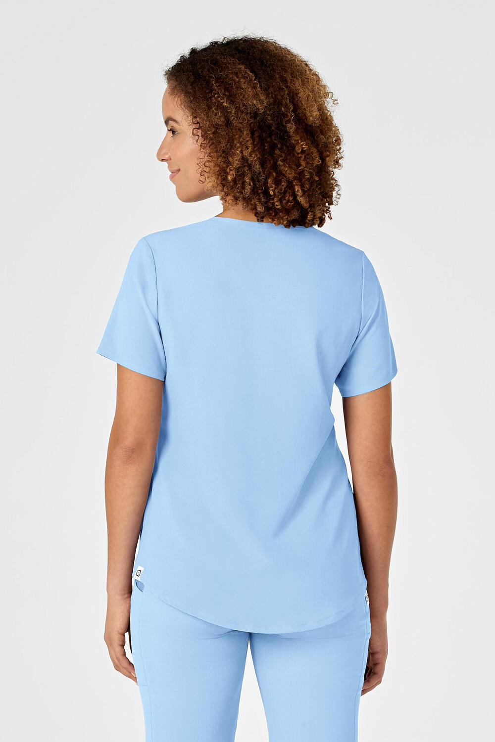 Casacca donna 6134 scollo a V powder