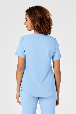 Casacca donna 6134 scollo a V powder