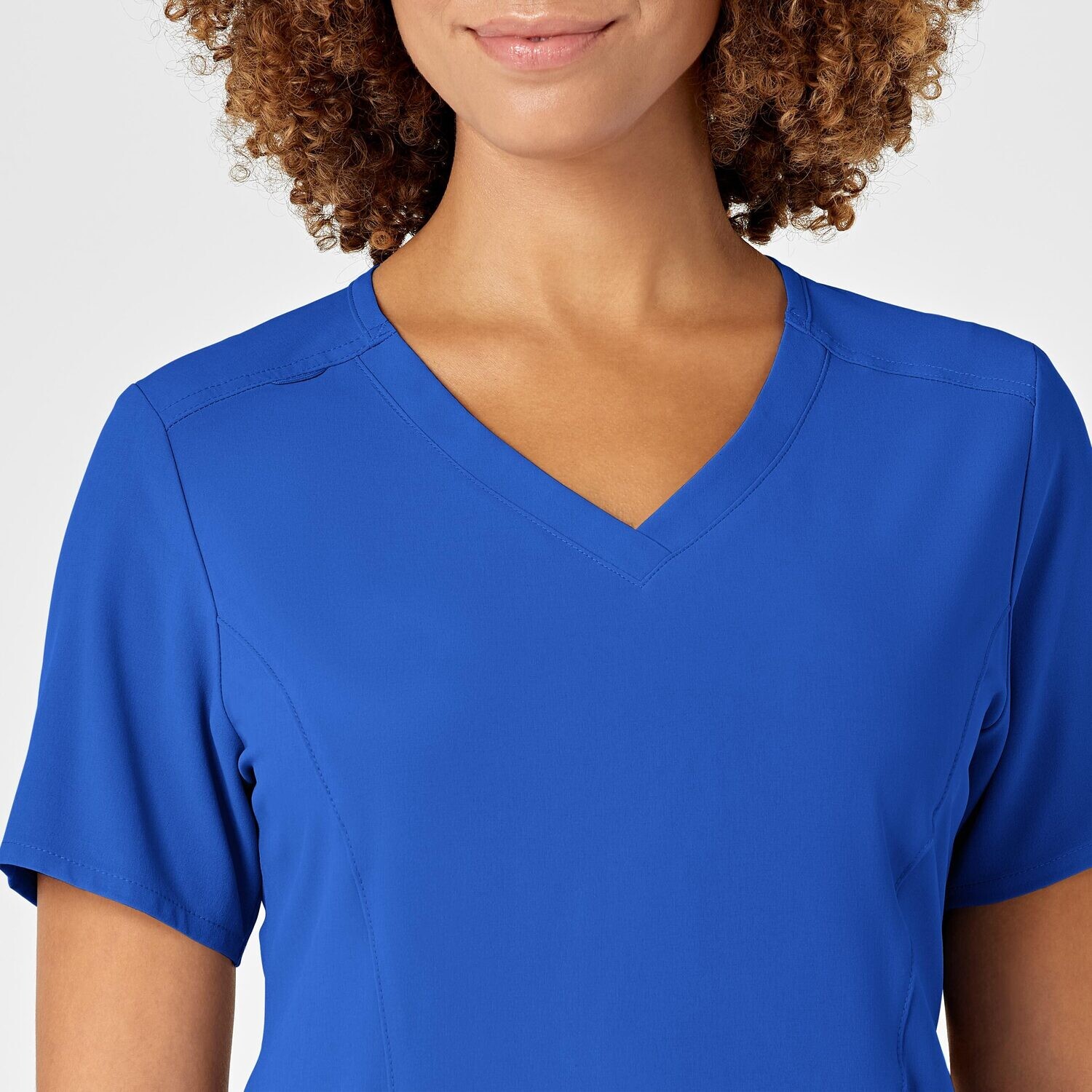 Casacca donna 6134 scollo a V royal blue