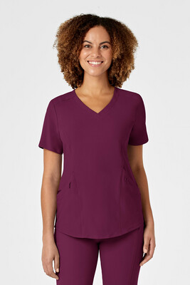Casacca donna 6134 scollo a V wine