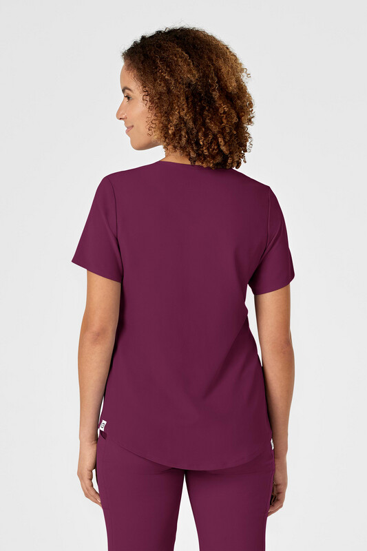 Casacca donna 6134 scollo a V wine